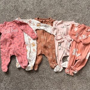 Carter’s 3mo Girls Sleeper Bundle